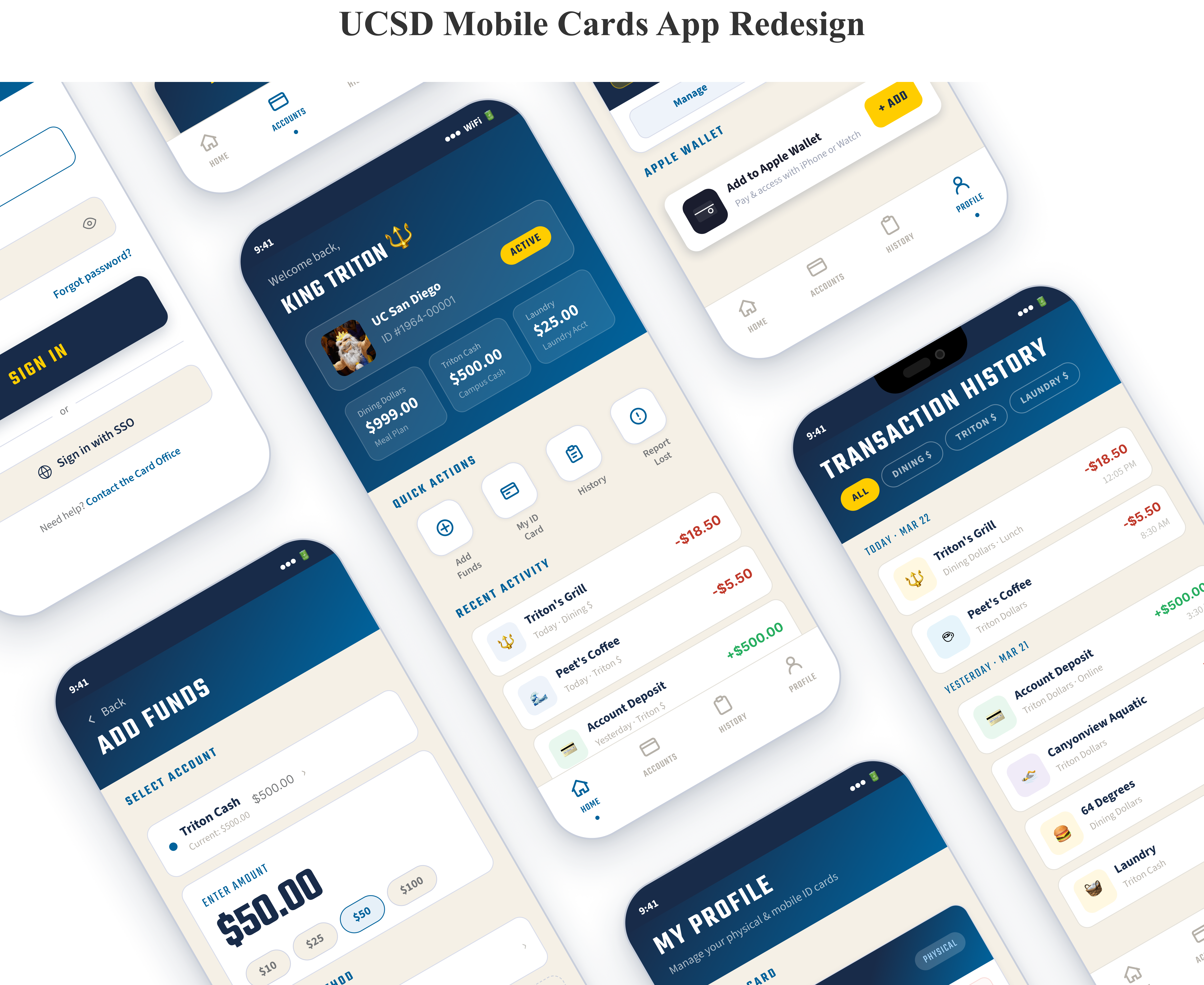 final mockups