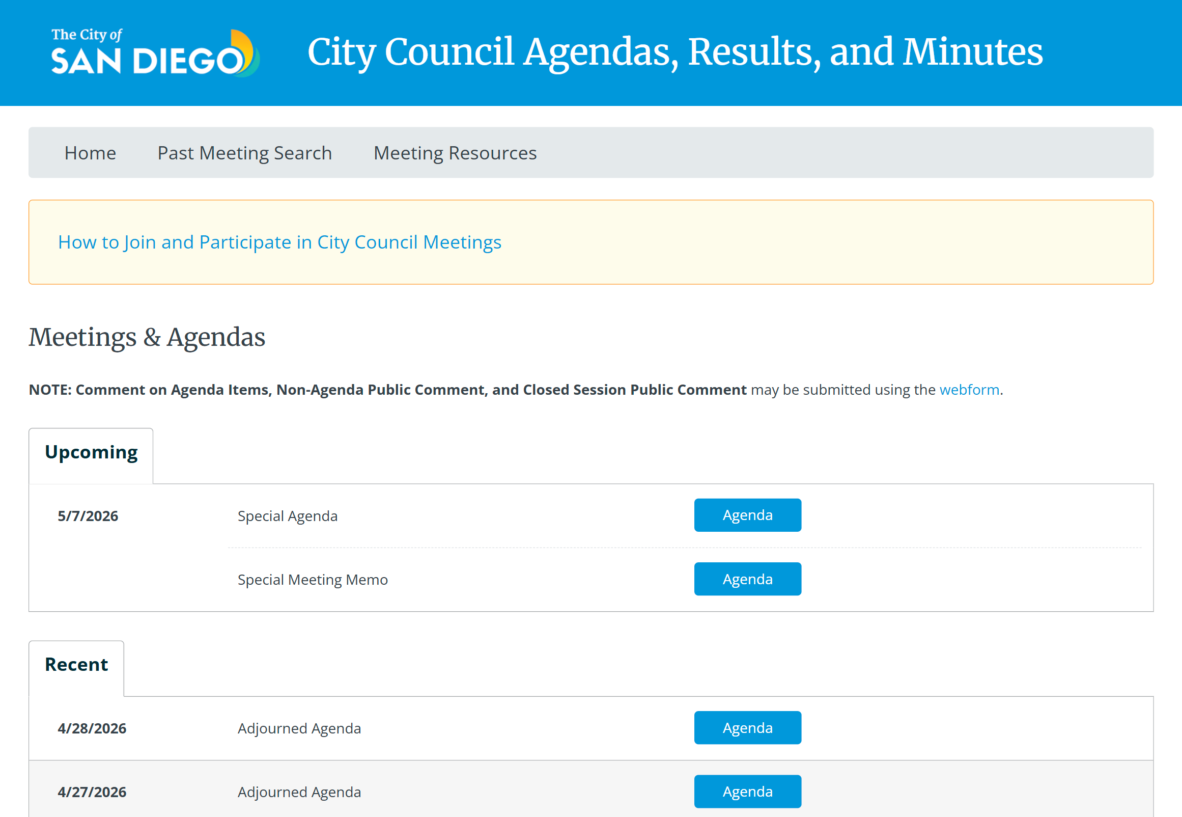 San Diego Hyland Cloud Portal — current experience