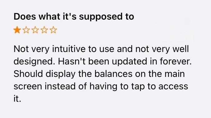negative review
